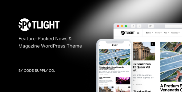 Spotlight - Feature-Packed News WP Theme